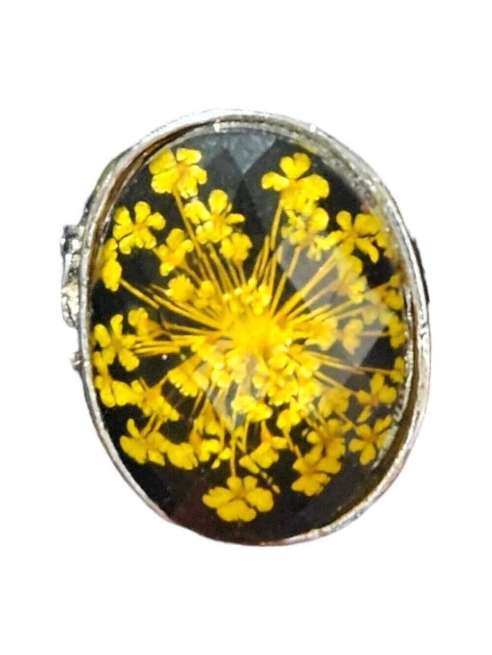 Unisex Unbranded Ring Size 10 Yellow Silver - Picture 2 of 6